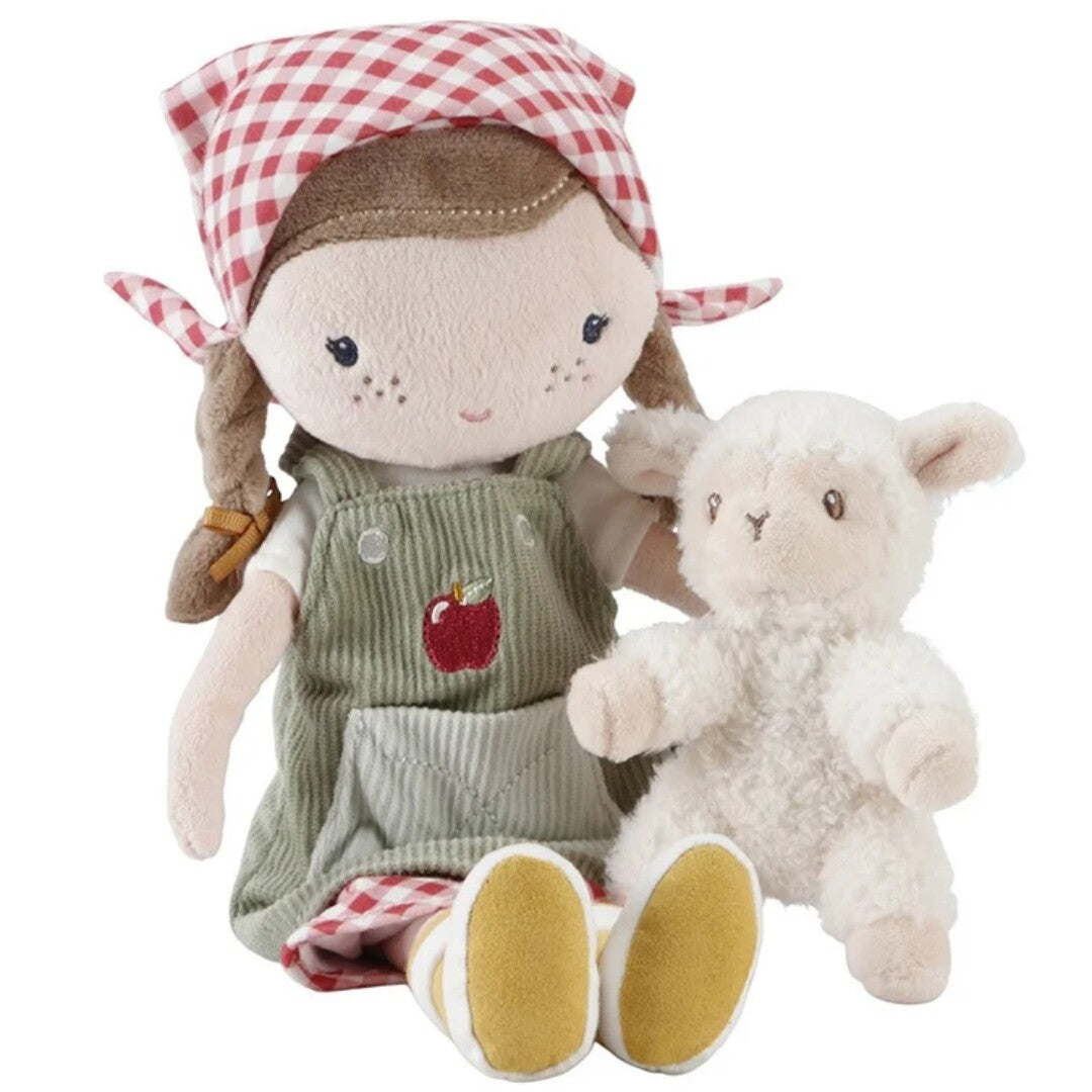 little dutch lappenpop rosa - boerin - 35 cm | LD4565 | 2