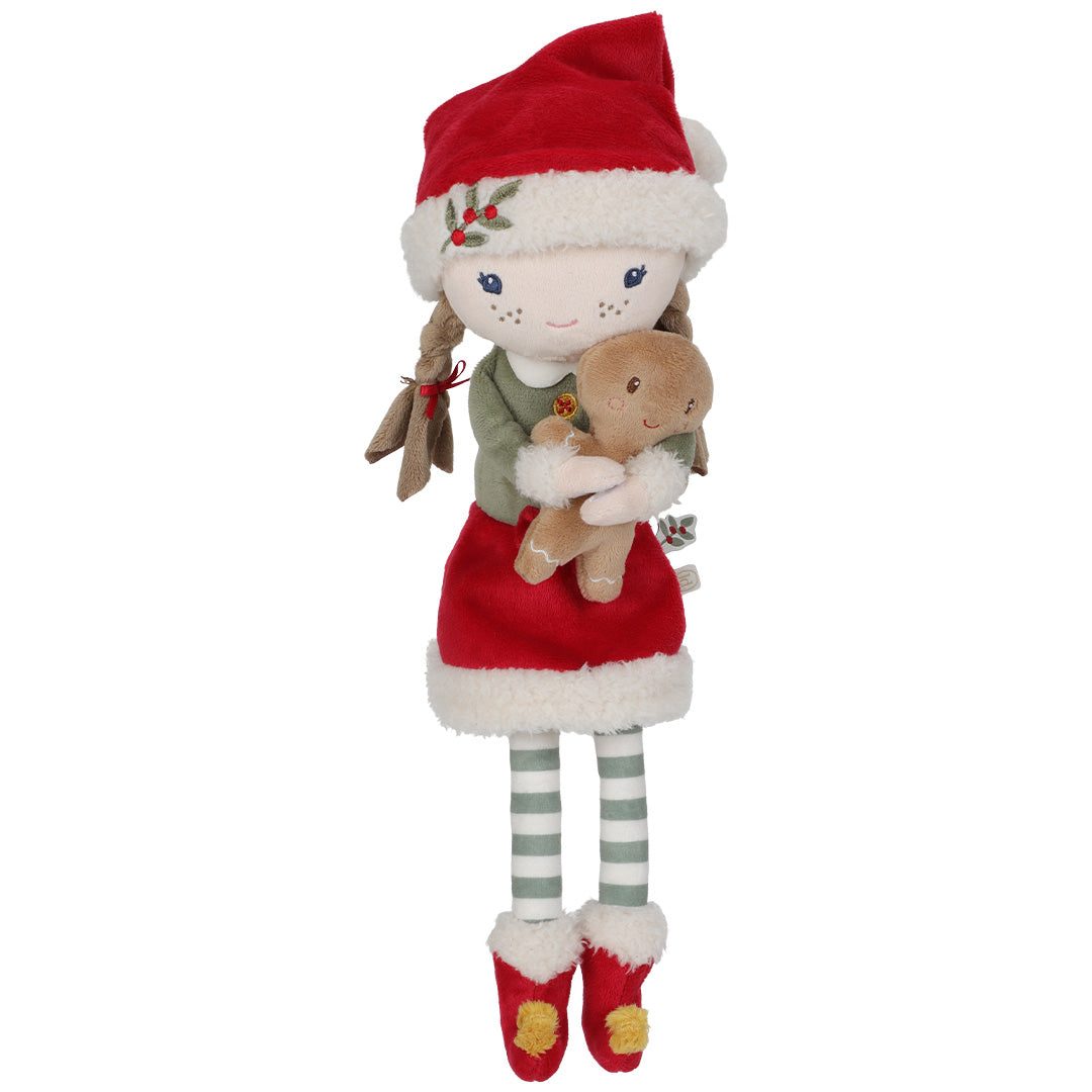 little dutch lappenpop rosa - kerst - 35 cm | LD4875 | 1
