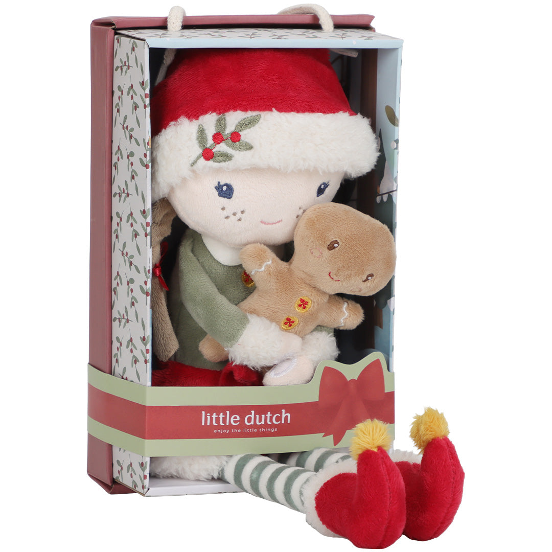 little dutch lappenpop rosa - kerst - 35 cm | LD4875 | 4