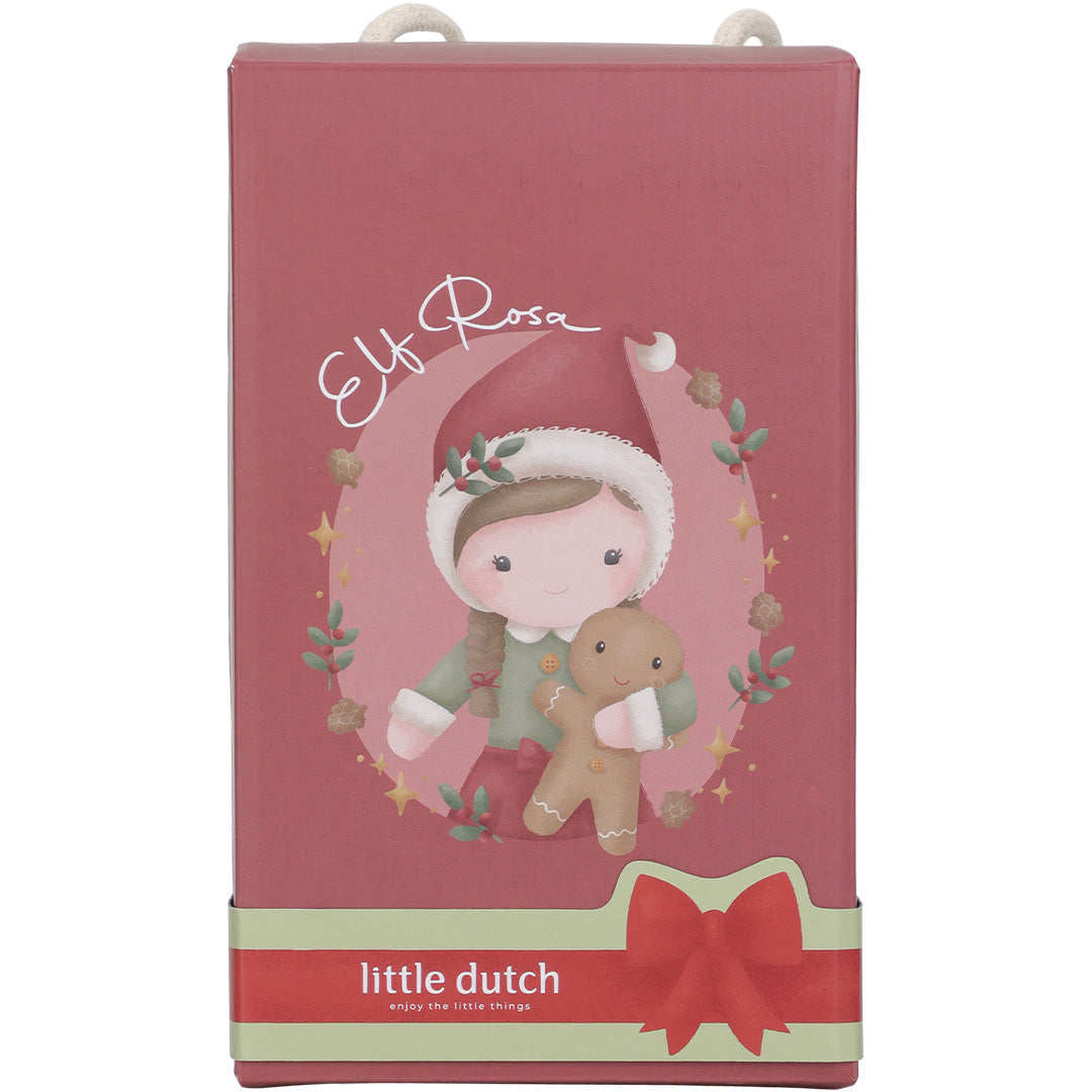 little dutch lappenpop rosa - kerst - 35 cm | LD4875 | 5