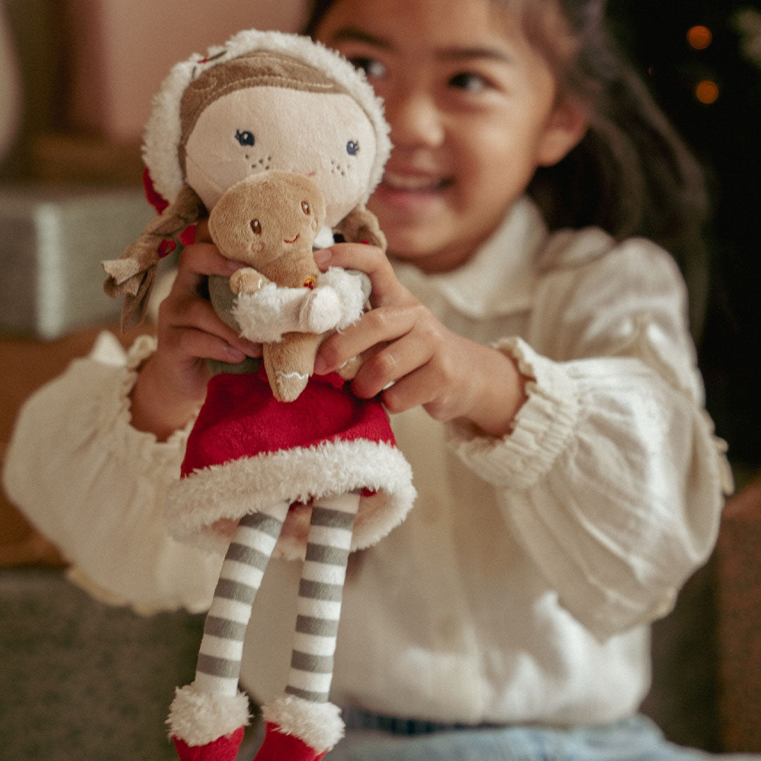 little dutch lappenpop rosa - kerst - 35 cm | LD4875 | 6