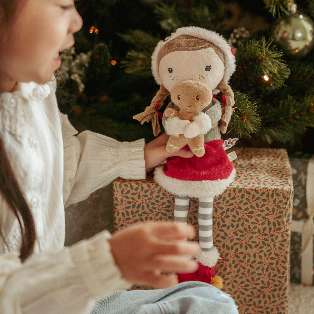 little dutch lappenpop rosa - kerst - 35 cm | LD4875 | 3