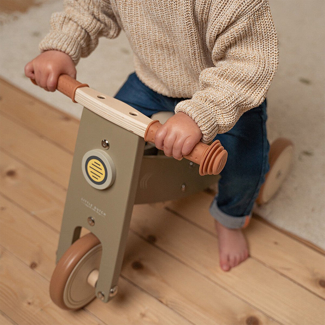 little dutch loopfiets driewieler - olijf   | LD7124  | 3