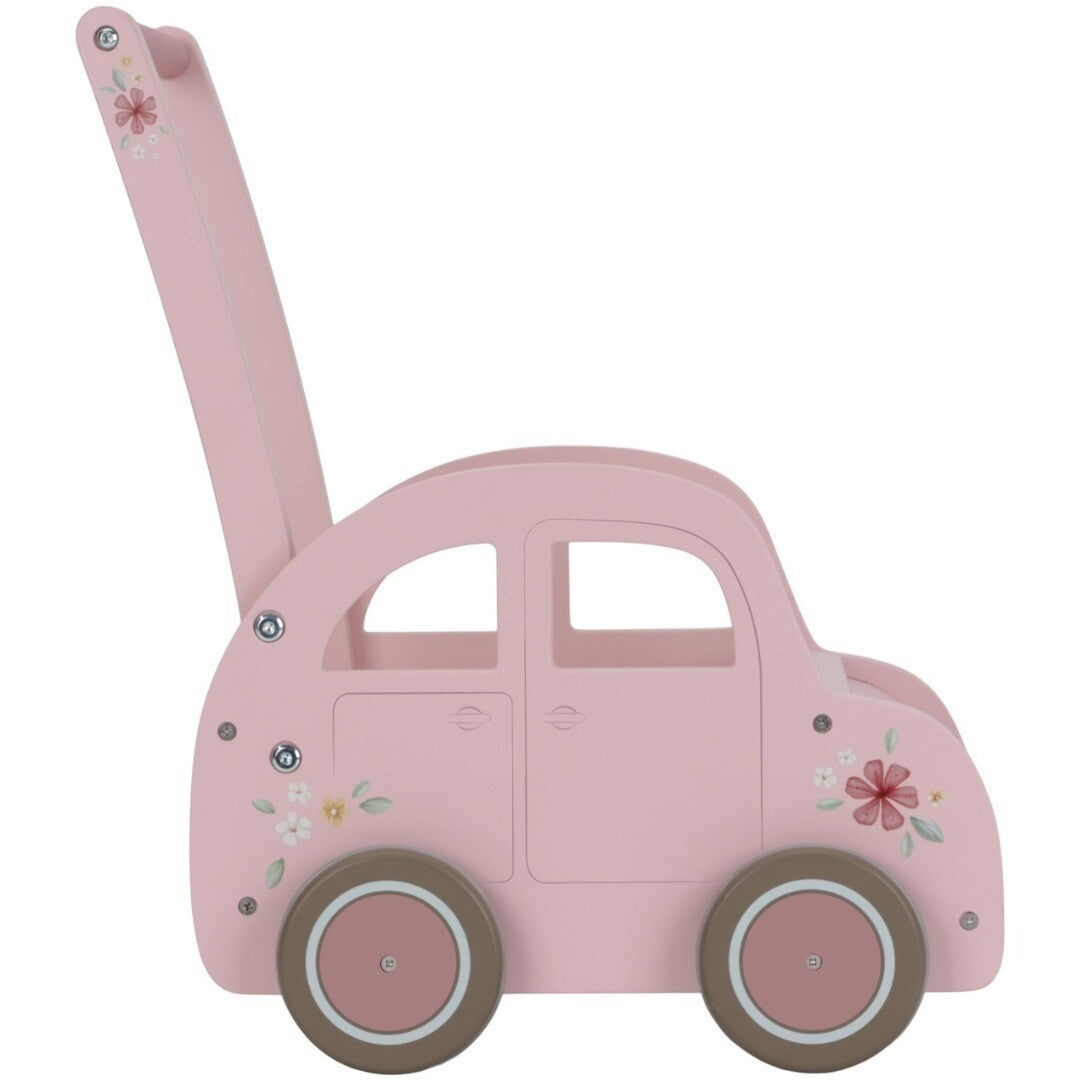 little dutch loopwagen auto roze | LD7128 | 3