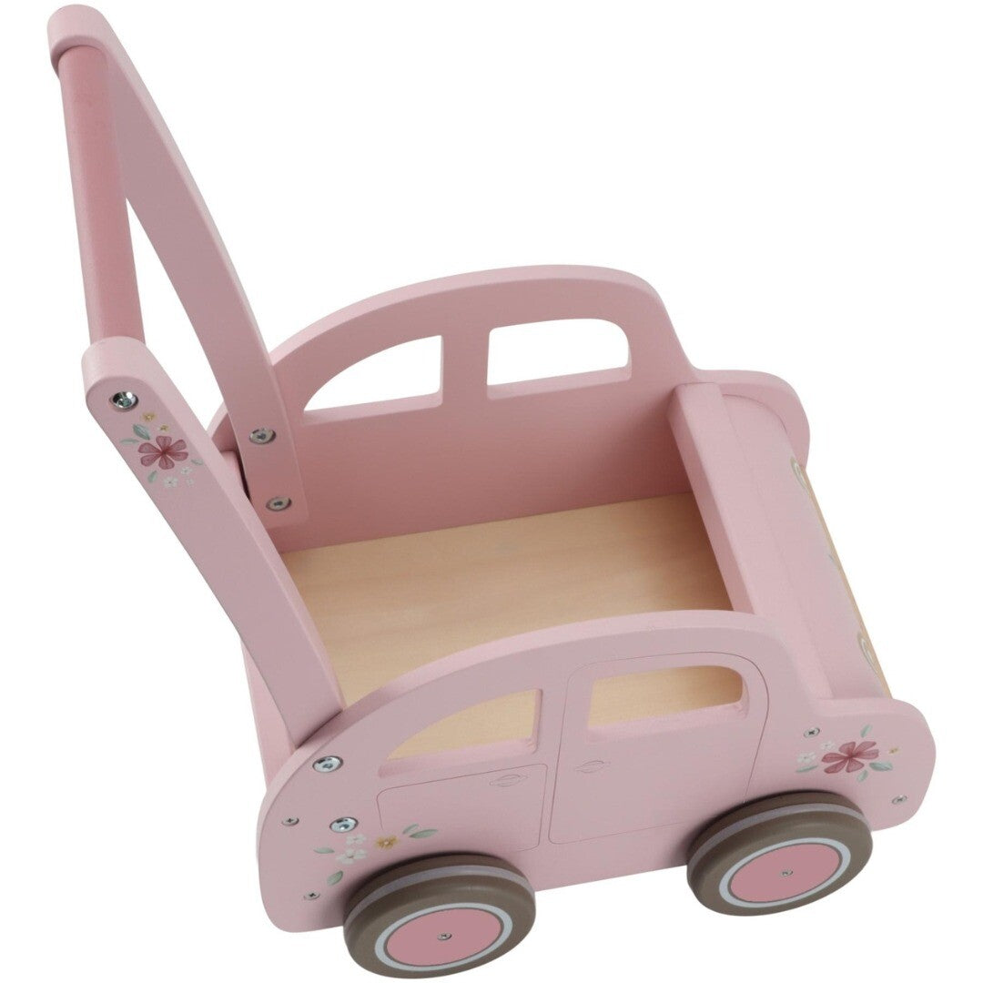 little dutch loopwagen auto roze | LD7128 | 4