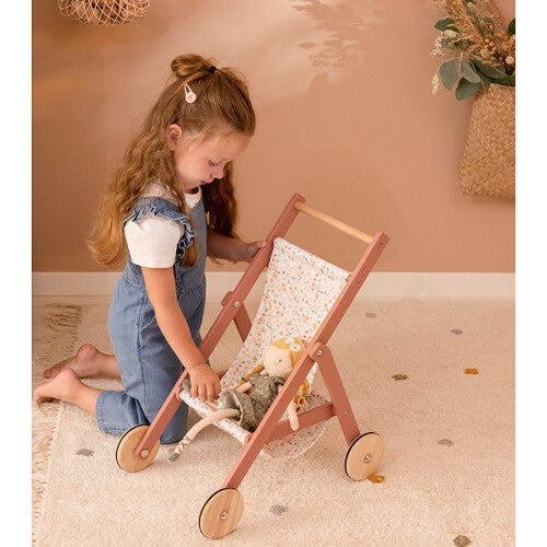 little dutch poppenbuggy flowers & butterflies | LD7064 | 4