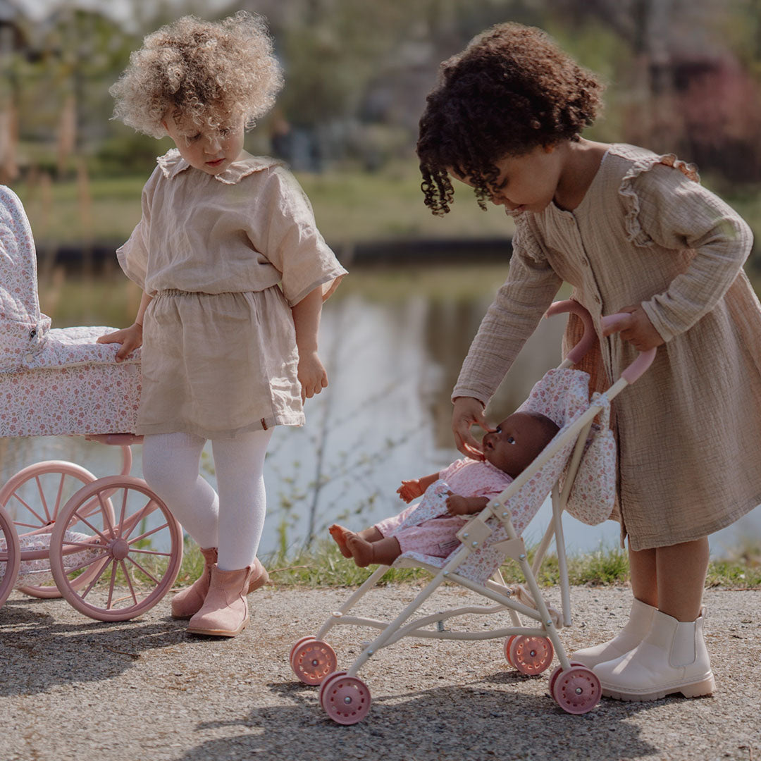 little dutch poppenbuggy - soft flowers | LD4585 | 3