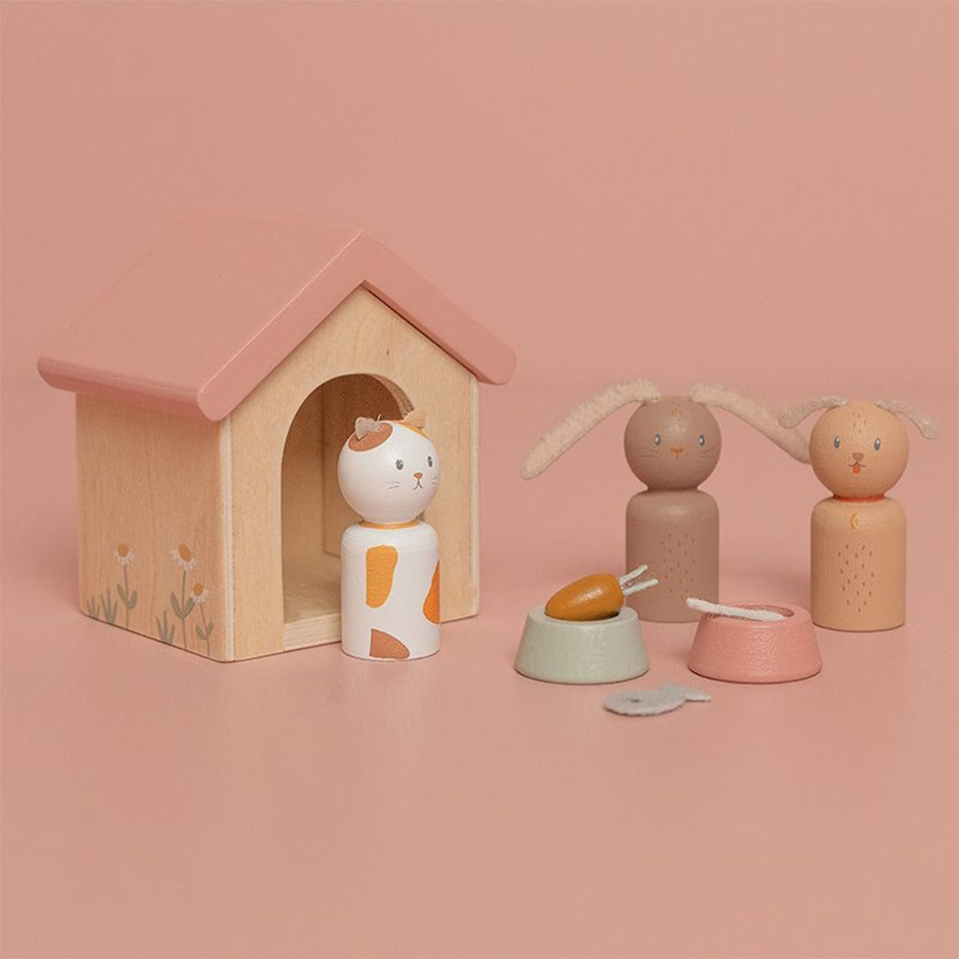little dutch poppenhuis huisdieren - 9-delig | LD7120 | 1