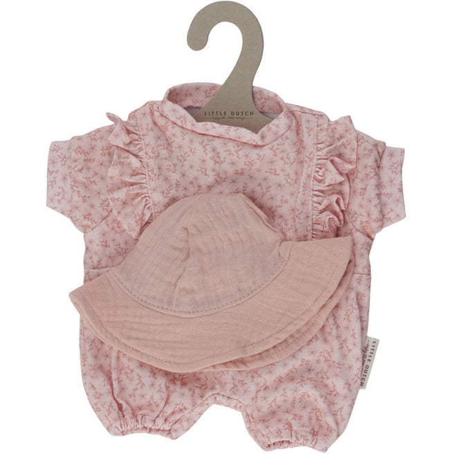 little dutch poppenkledingset pink floral - 36 cm | LD4582 US | 0
