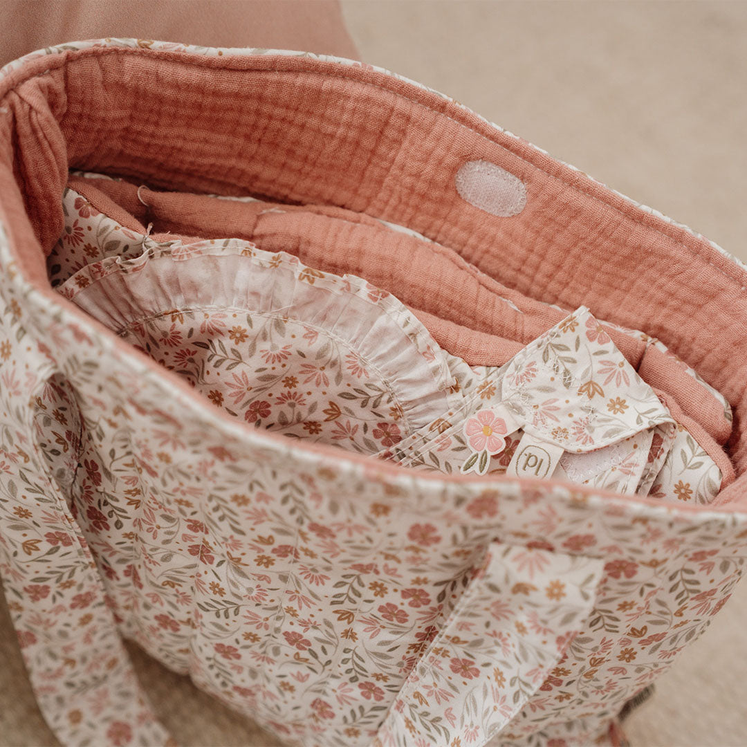 LD4589 | little dutch poppenluiertas - soft flowers - 4-delig | 4