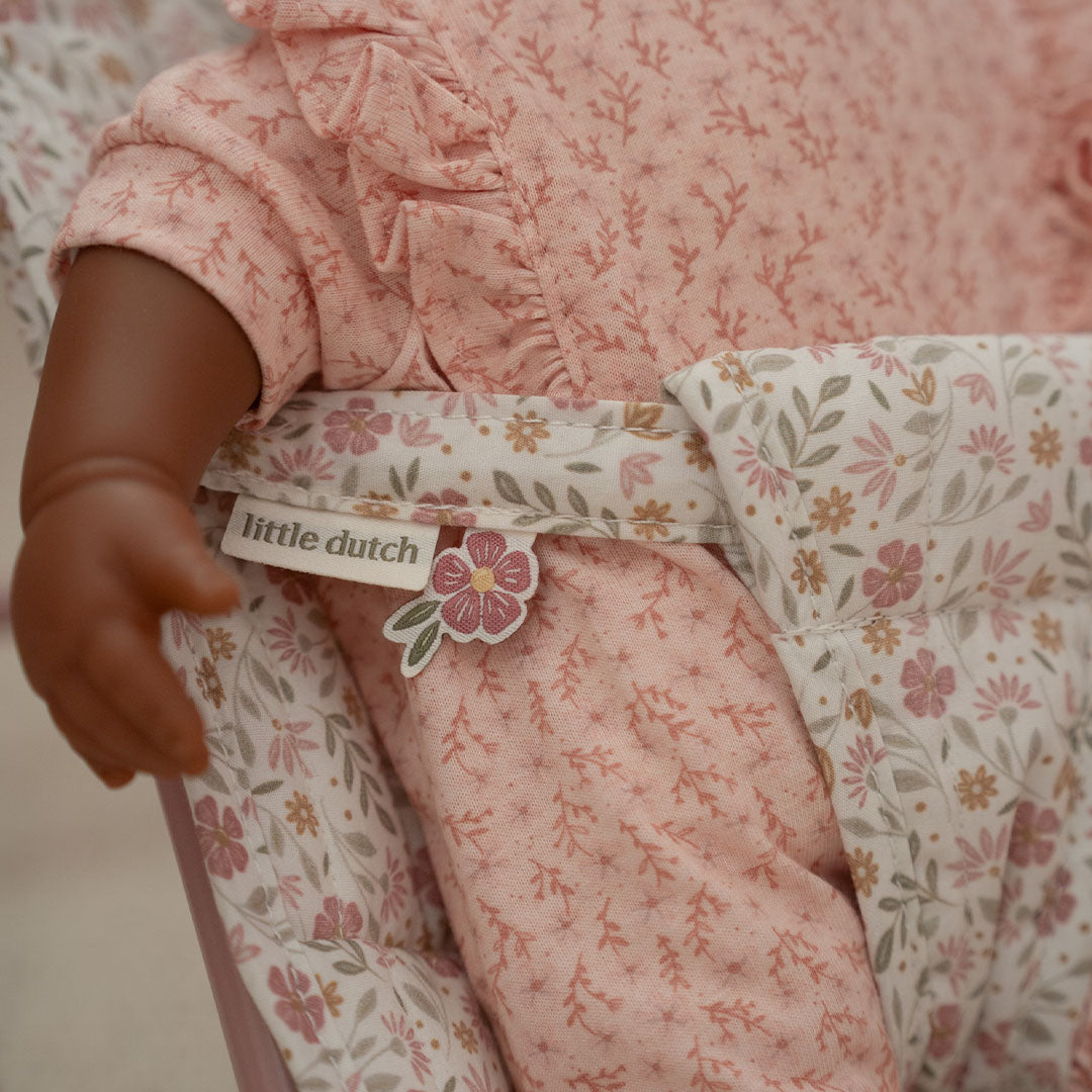 LD4587 | little dutch poppenwipstoel - soft flowers | 5