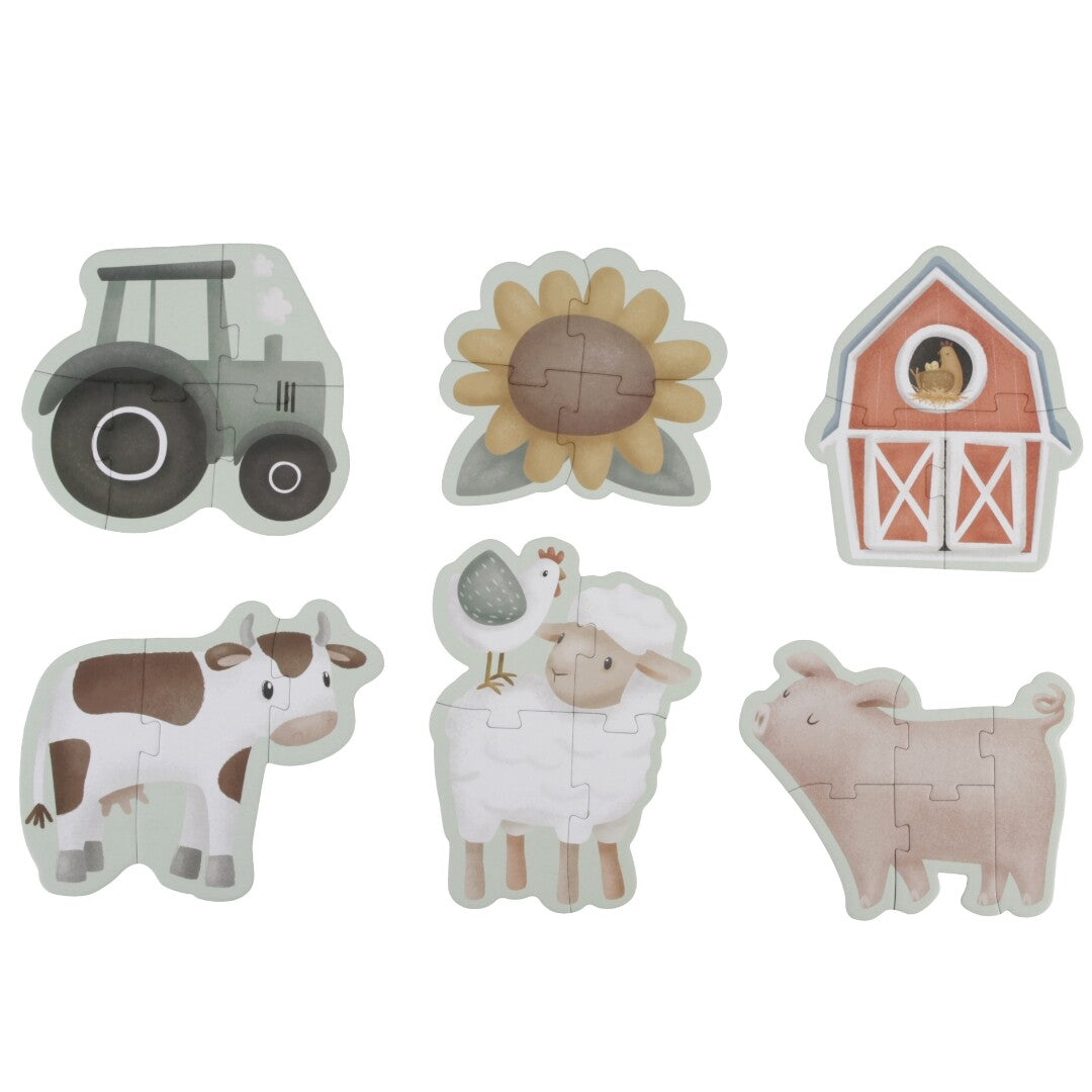 little dutch puzzel little farm - 2x3, 2x4, 2x5st | LD7148 | 1