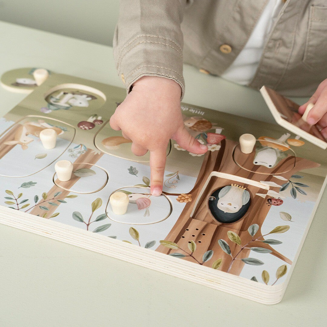 little dutch puzzel met geluid forest friends - 7st | LD7240 | 3