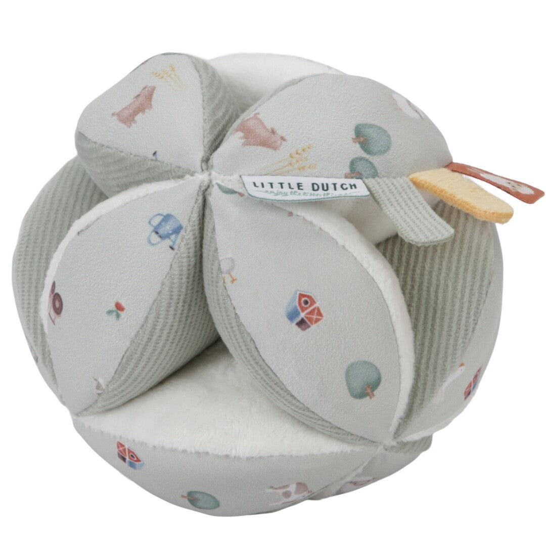little dutch sensorische babybal little farm | LD8825 | 0