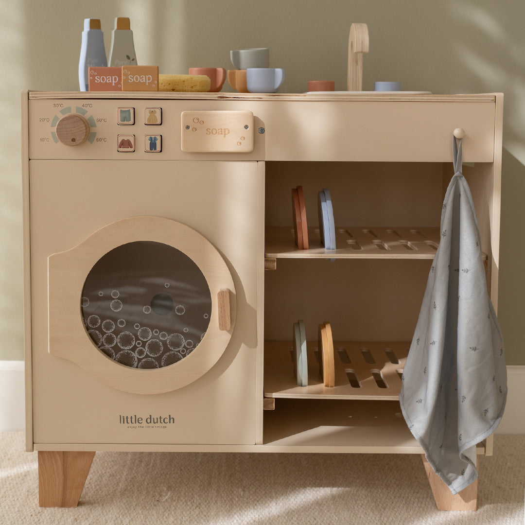 LD2497| little dutch spoeleiland met wasmachine - 15-delig | 3