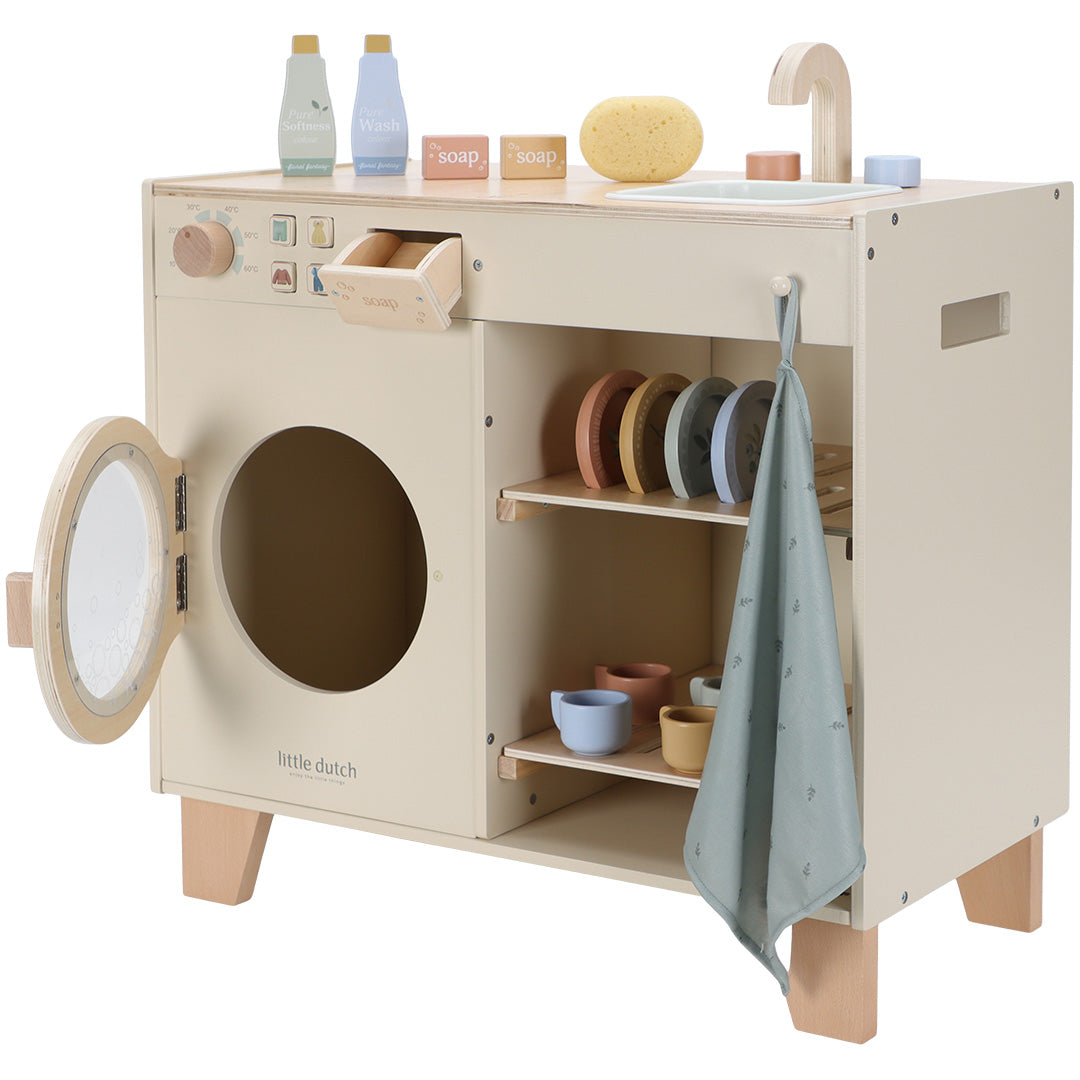LD2497| little dutch spoeleiland met wasmachine - 15-delig | 4