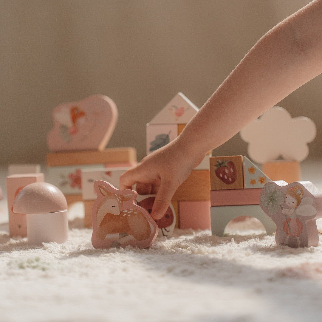 little dutch stapelblokken fairy garden - 50 delig | LD7345 | 3