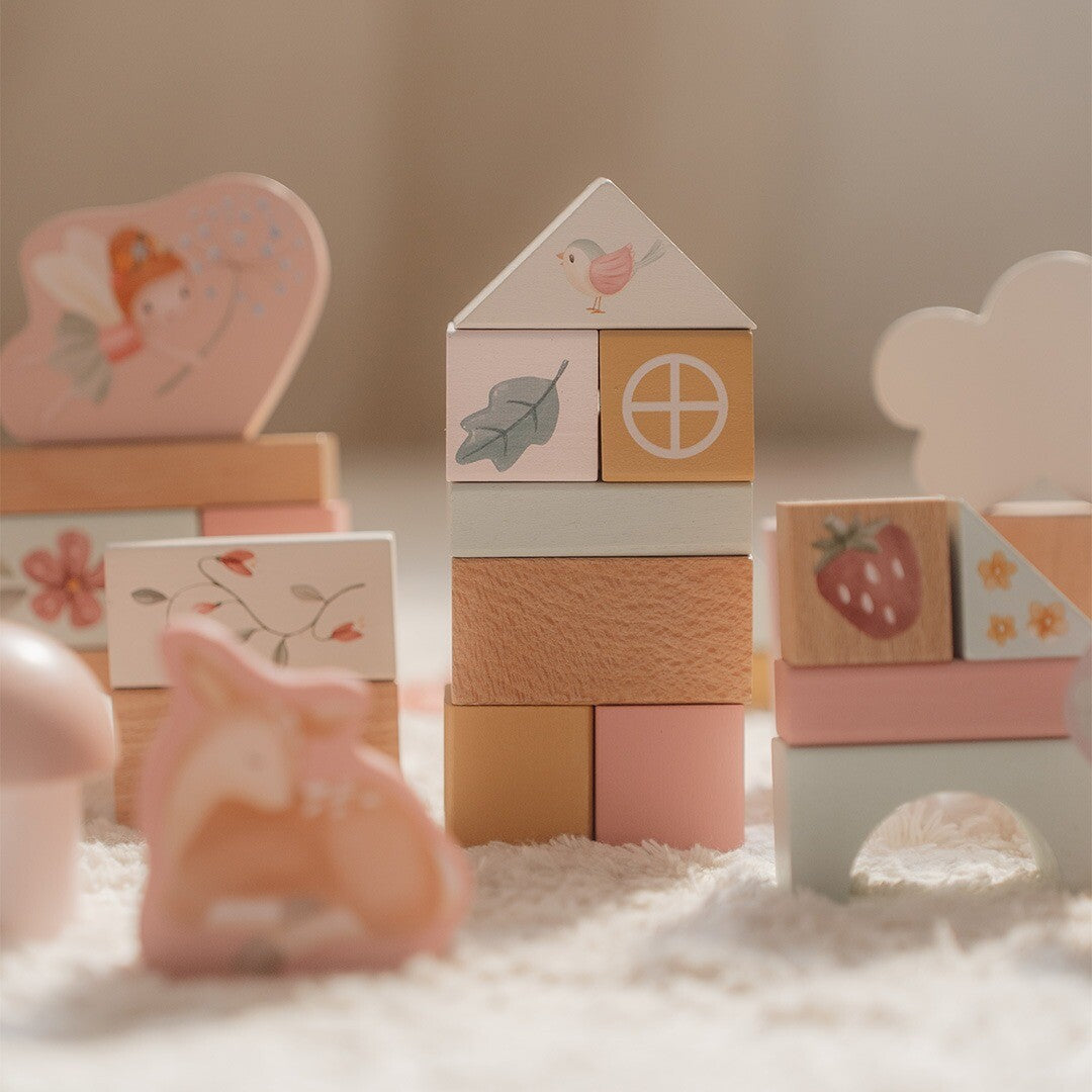 little dutch stapelblokken fairy garden - 50 delig | LD7345 | 4