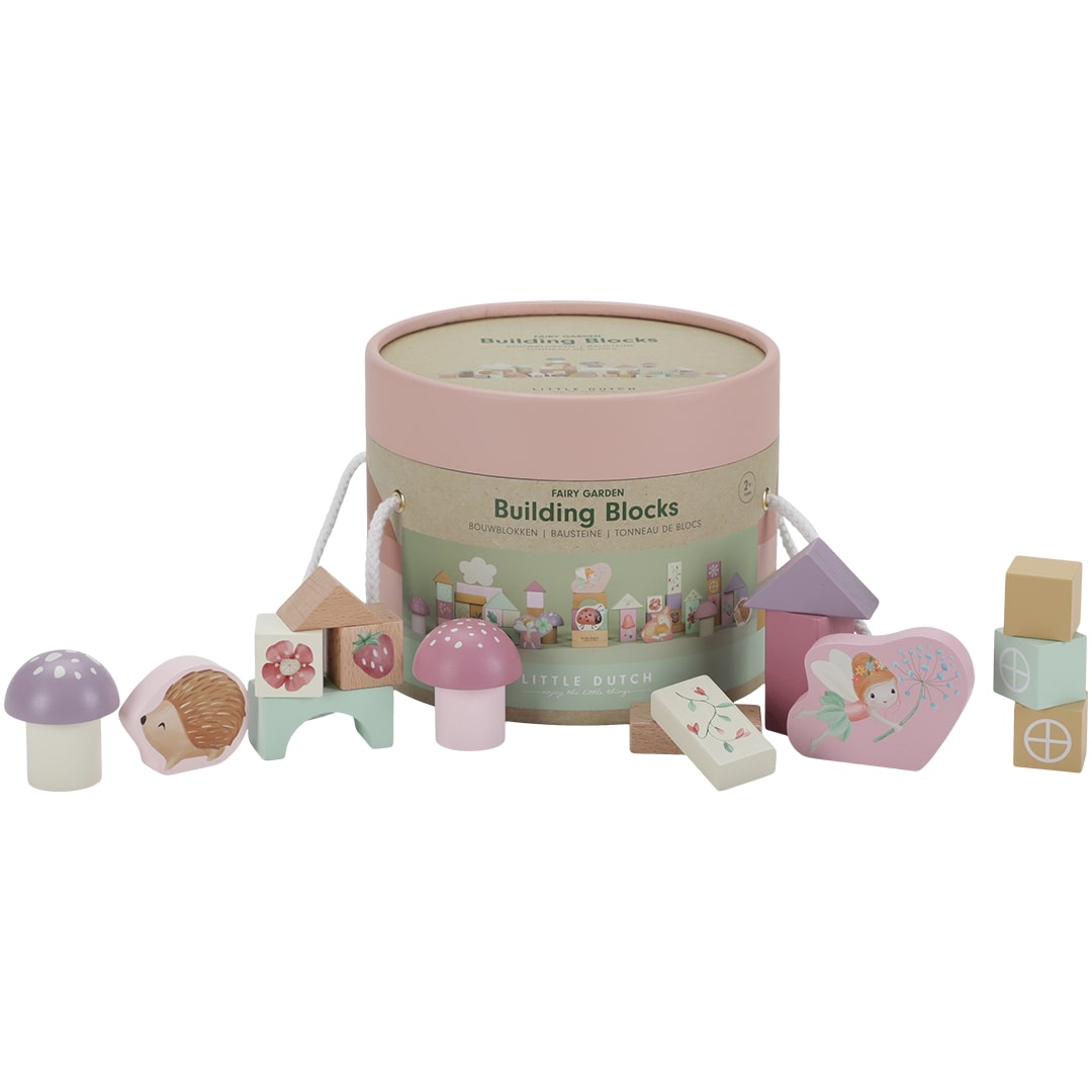 little dutch stapelblokken fairy garden - 50 delig | LD7345 | 5
