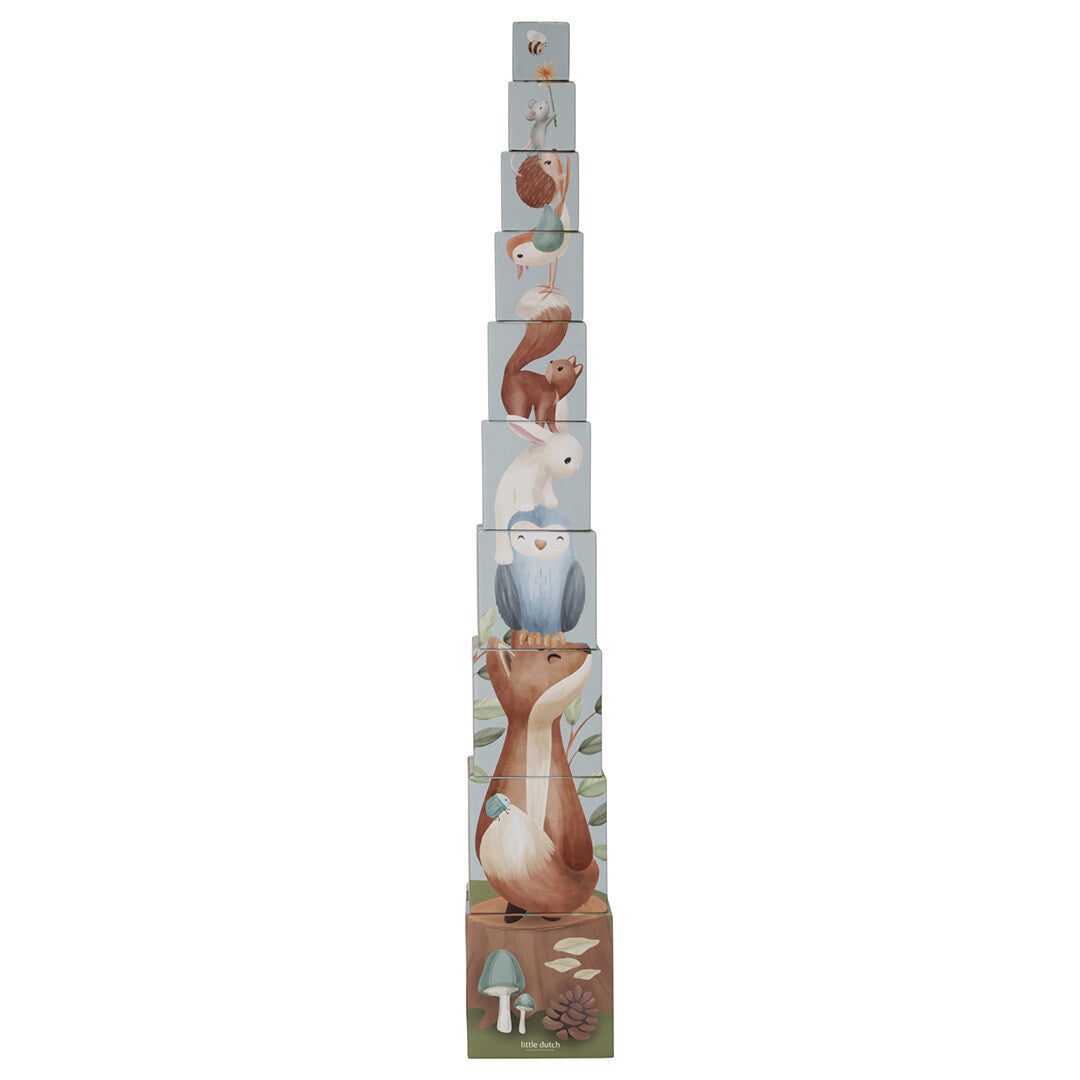 little dutch stapeltoren forest friends - 10-delig | LD7239 | 6