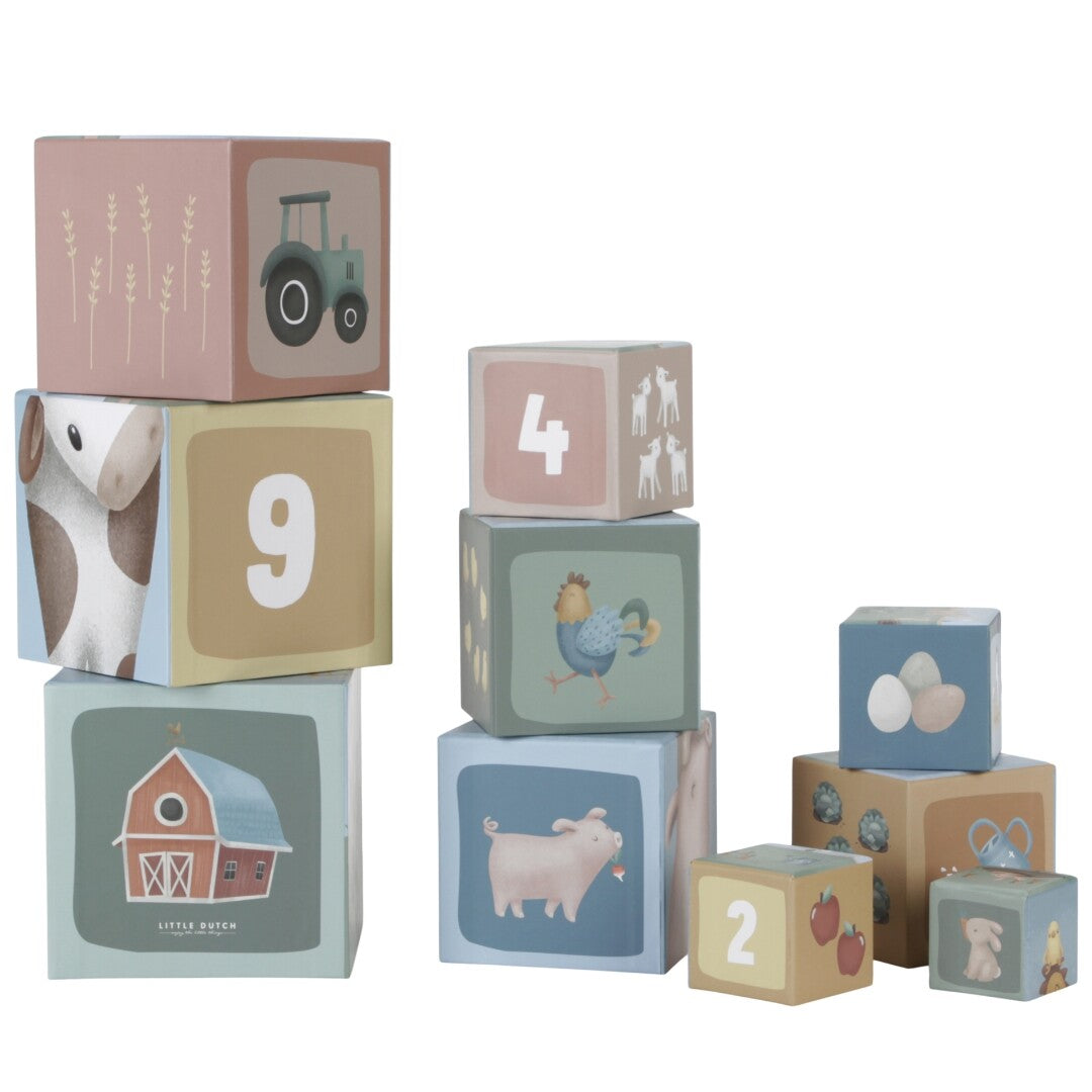 little dutch stapeltoren little farm - 10-delig | LD7139 | 0