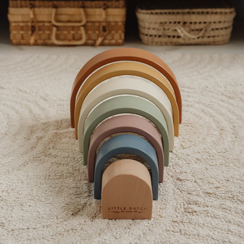 little dutch stapeltoren regenboog - vintage | LD7100 | 12