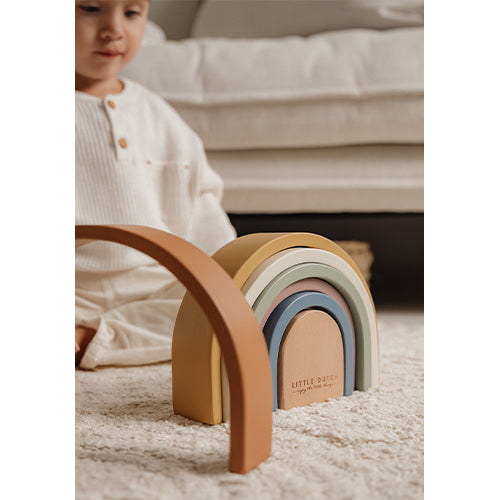 little dutch stapeltoren regenboog - vintage | LD7100 | 14