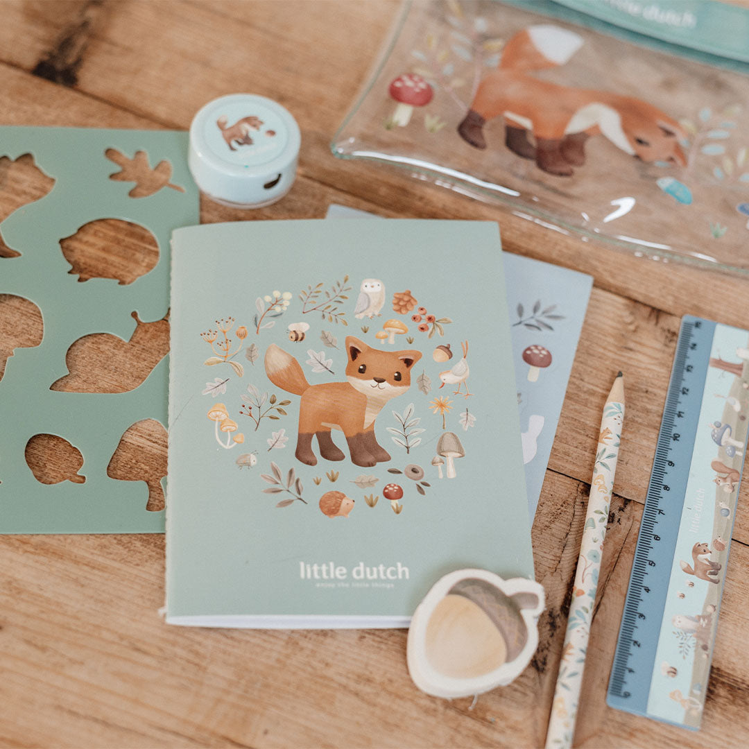 little dutch stationery set forest friends | 126077 | 1