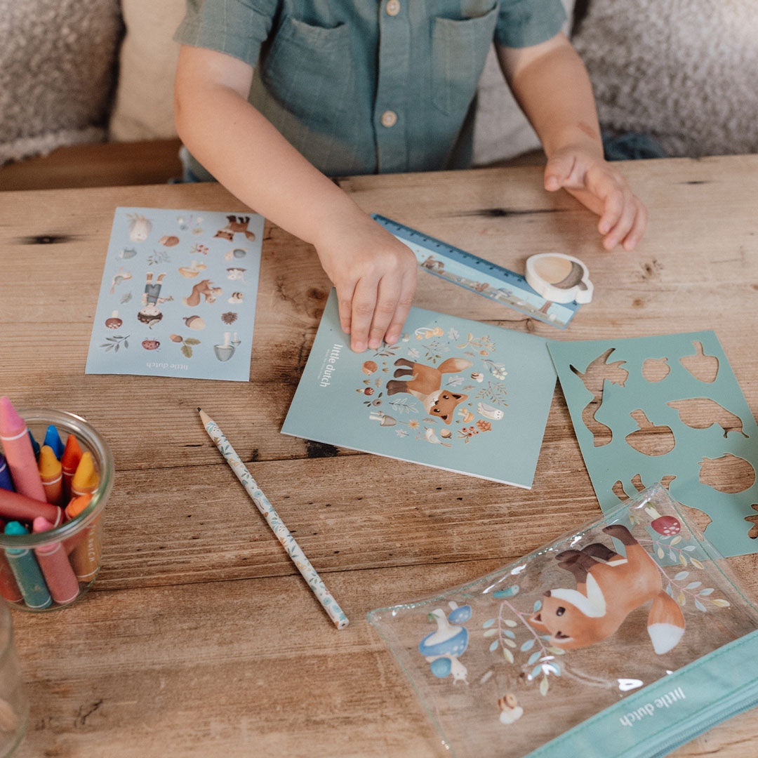 little dutch stationery set forest friends | 126077 | 2