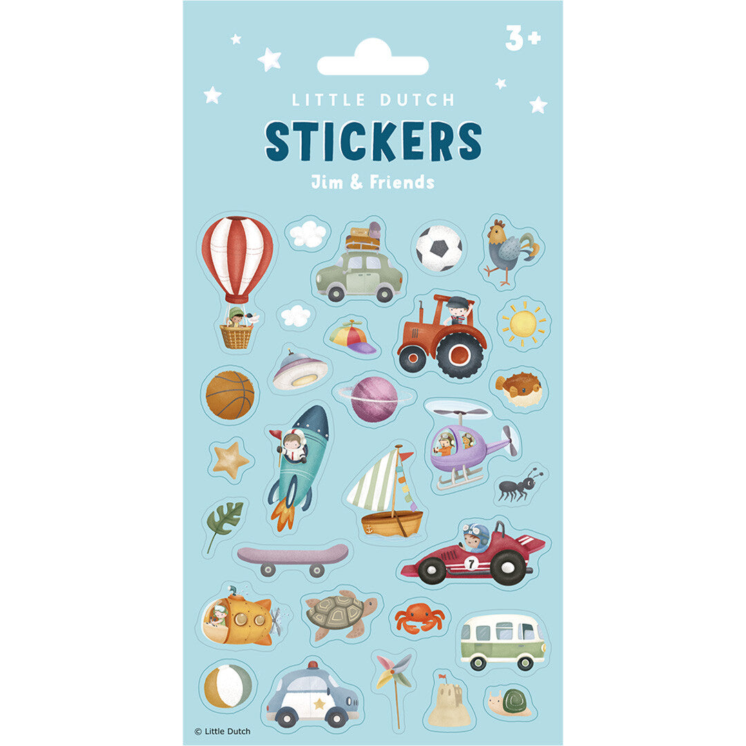 little dutch stickers jim and friends | 100747 | 0