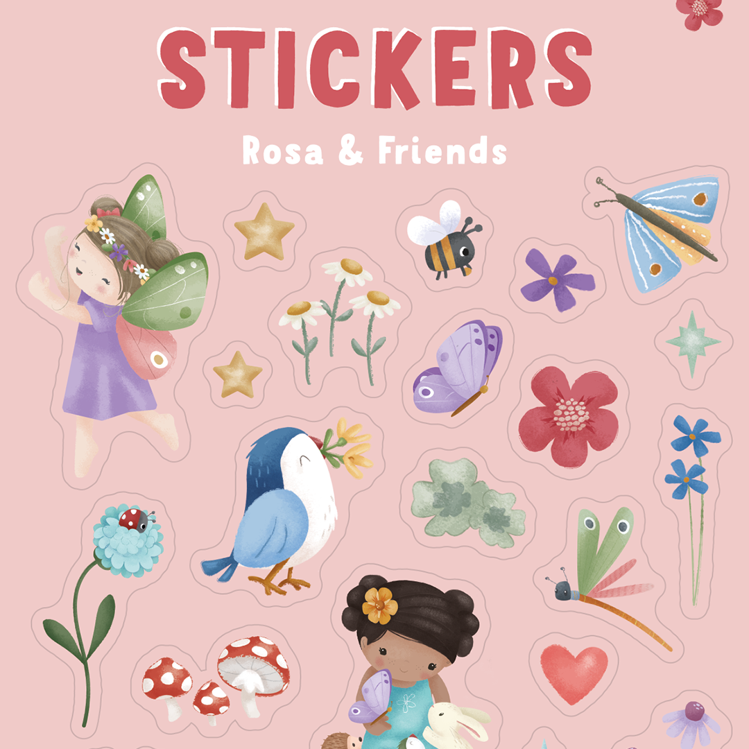 little dutch stickers rosa and friends | 100748 | 1