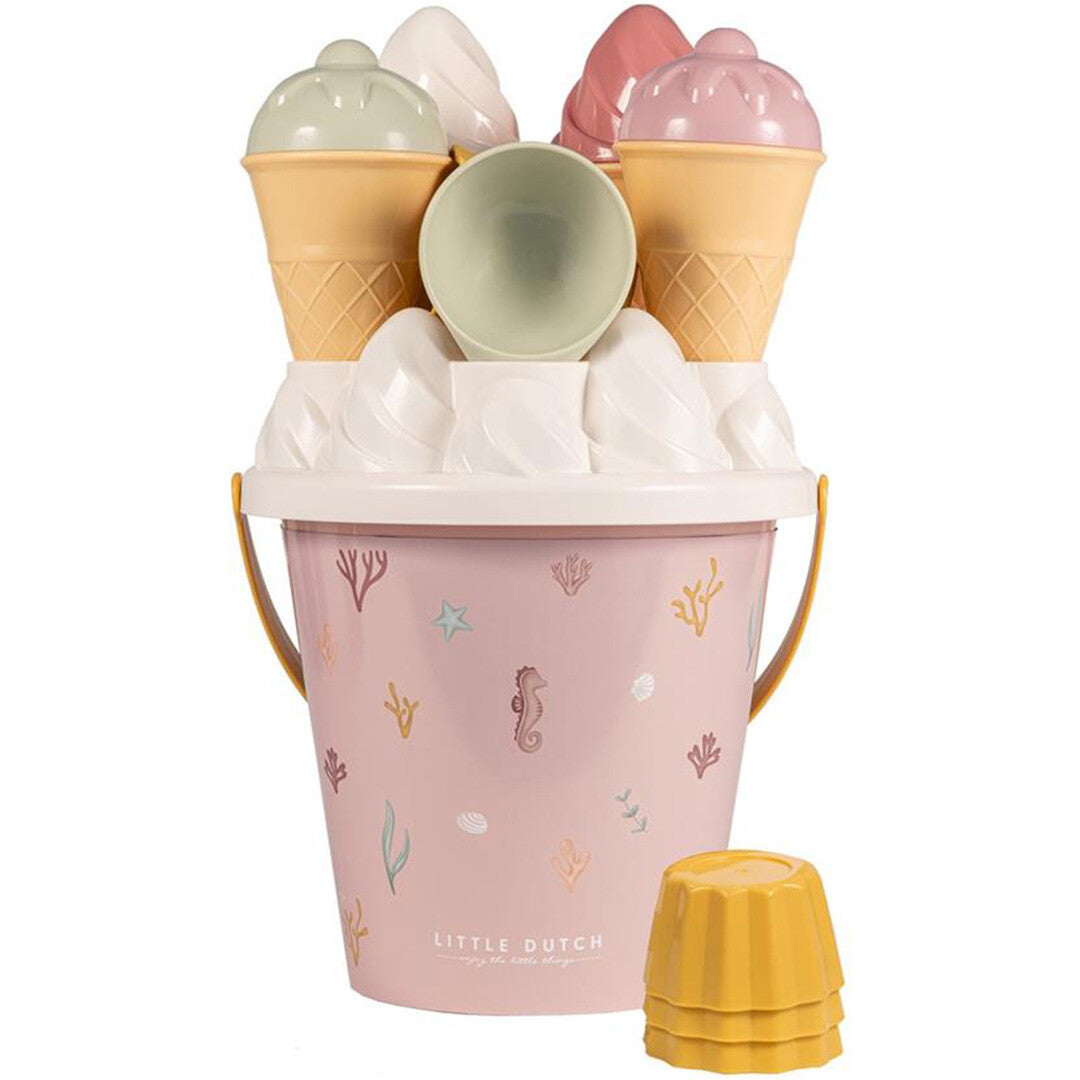 little dutch strandset ijsjes ocean dreams - roze - 14-delig | 2012314 | 0