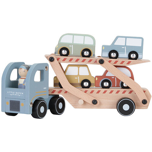 little dutch transportwagen met auto's en poppetje | LD7095 | 0
