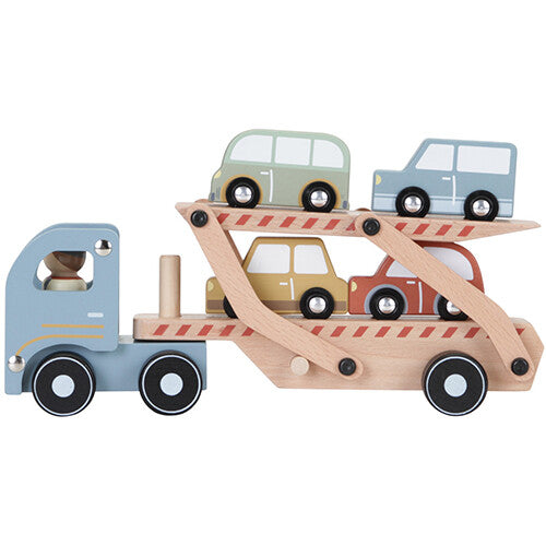 little dutch transportwagen met auto's en poppetje | LD7095 | 1