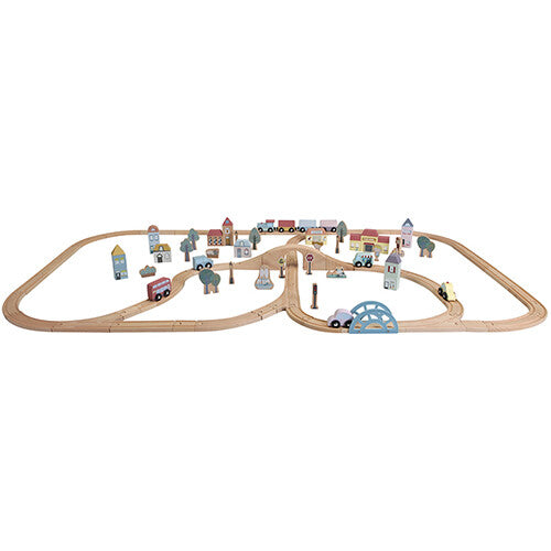 little dutch treinbaan xxl starterskit - 108-delig | LD4487 | 0