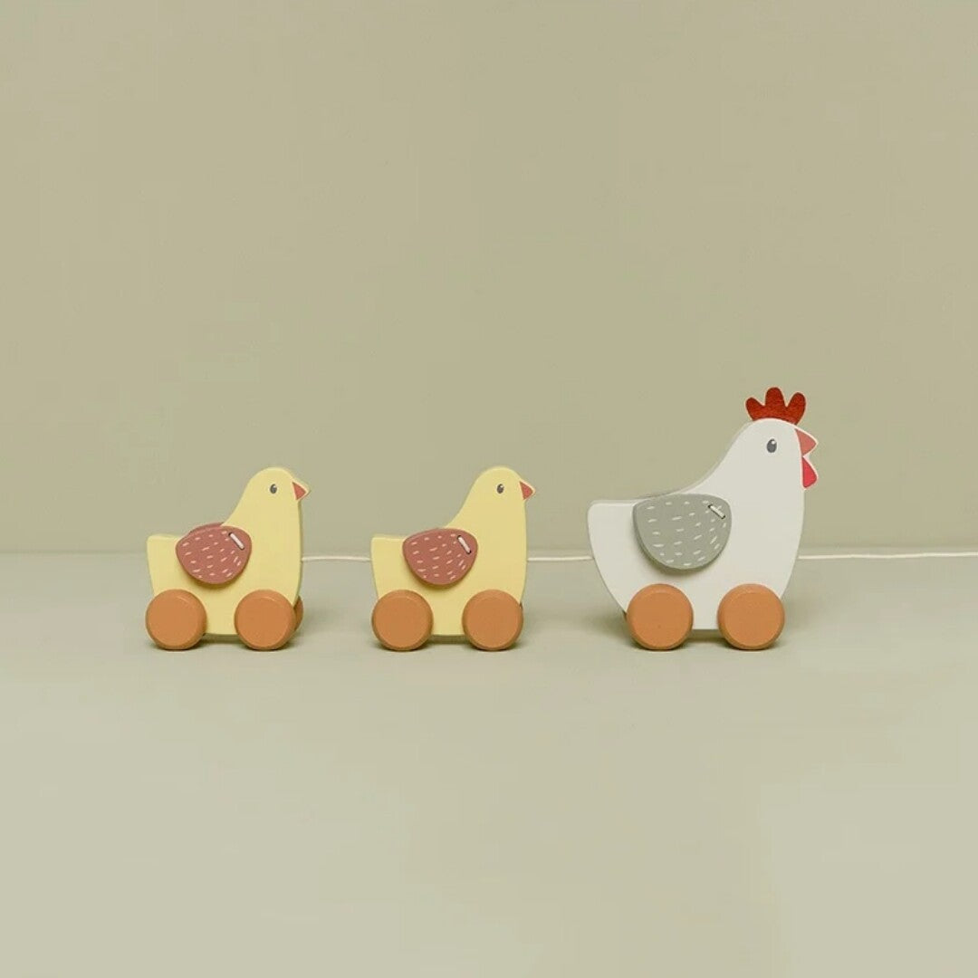 little dutch trekfiguur kippen | LD7130 | 1