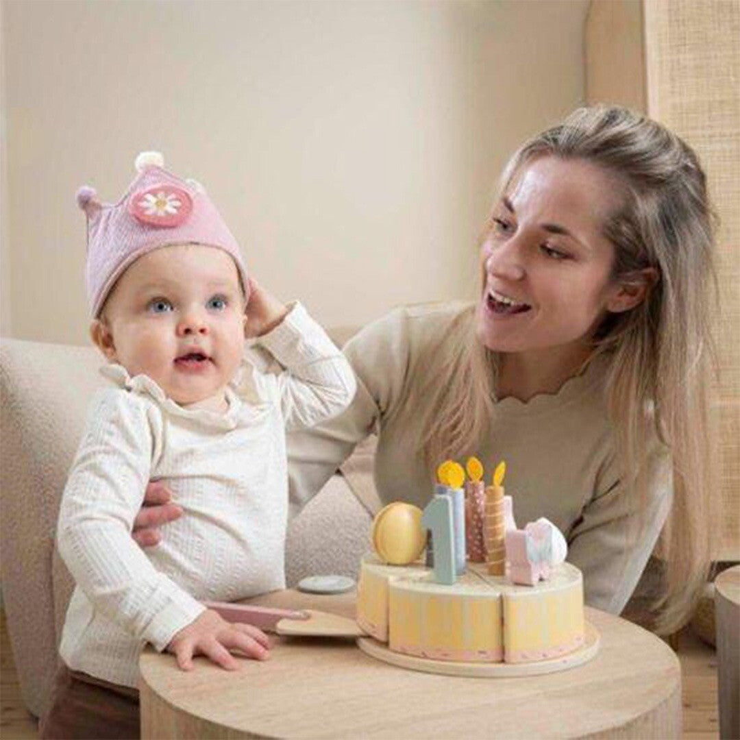little dutch verjaardagskroon met cijfers - roze | LD4515 | 1