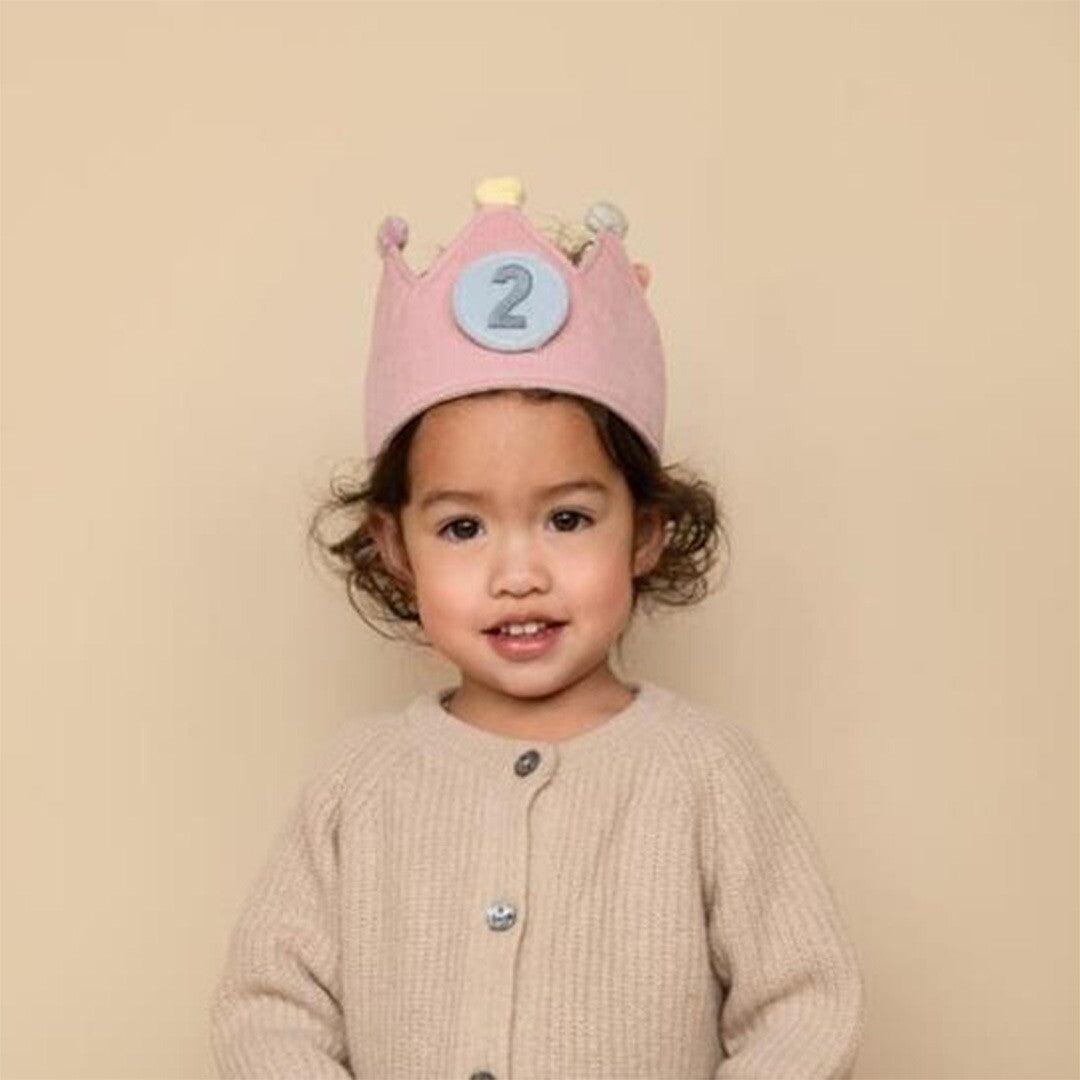 little dutch verjaardagskroon met cijfers - roze | LD4515 | 5