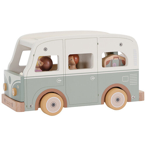 little dutch vintage camperbus met passagiers   | LD7125 | 1