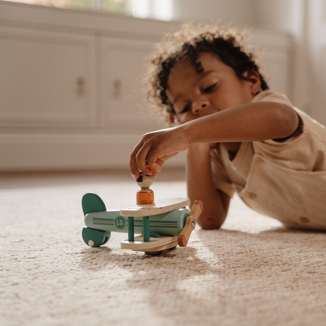 little dutch vliegtuig met piloot | LD8020 | 2