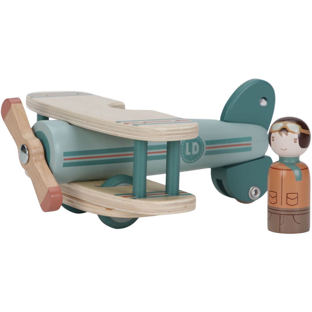 little dutch vliegtuig met piloot | LD8020 | 3