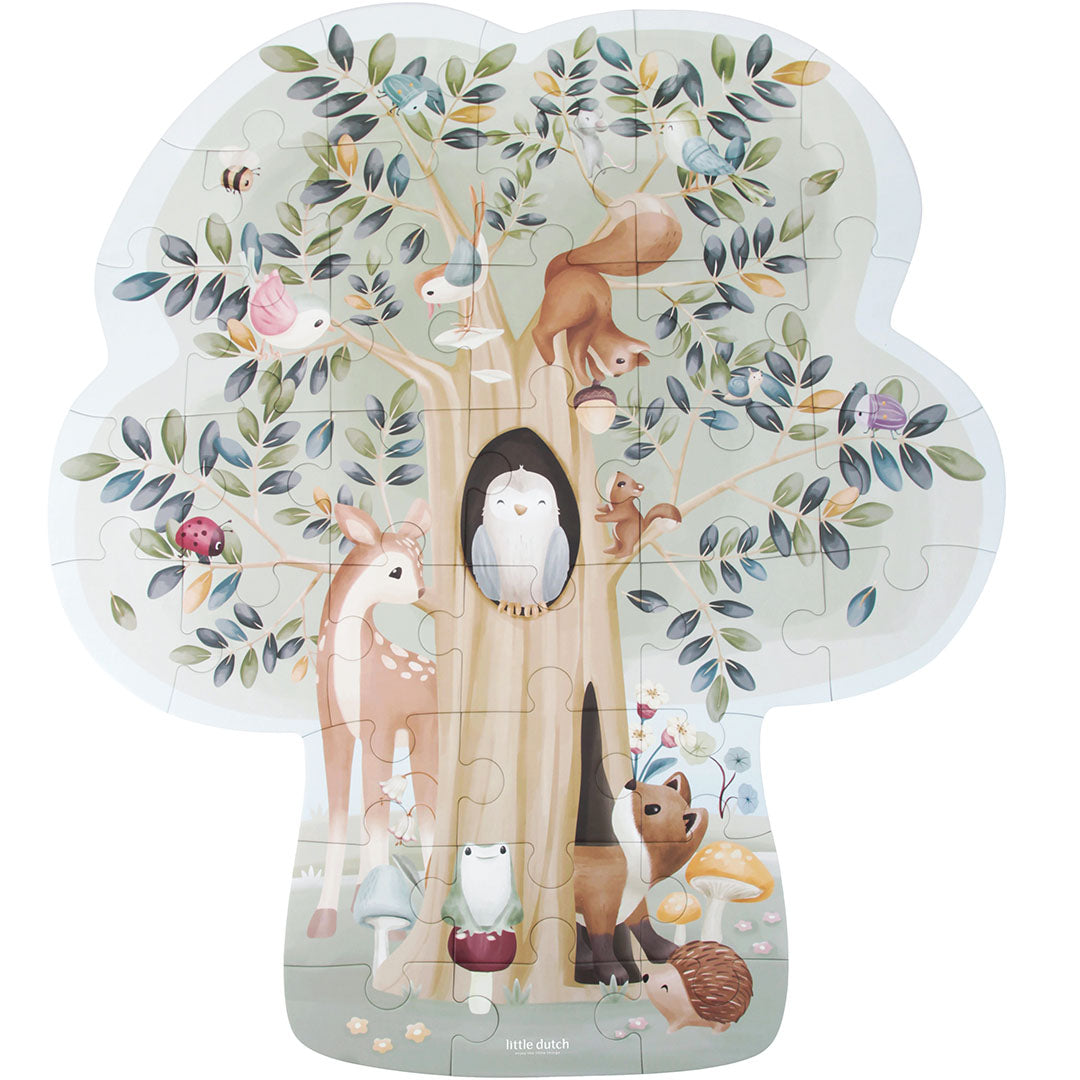little dutch vloerpuzzel forest friends - 37st | LD7250 | 0