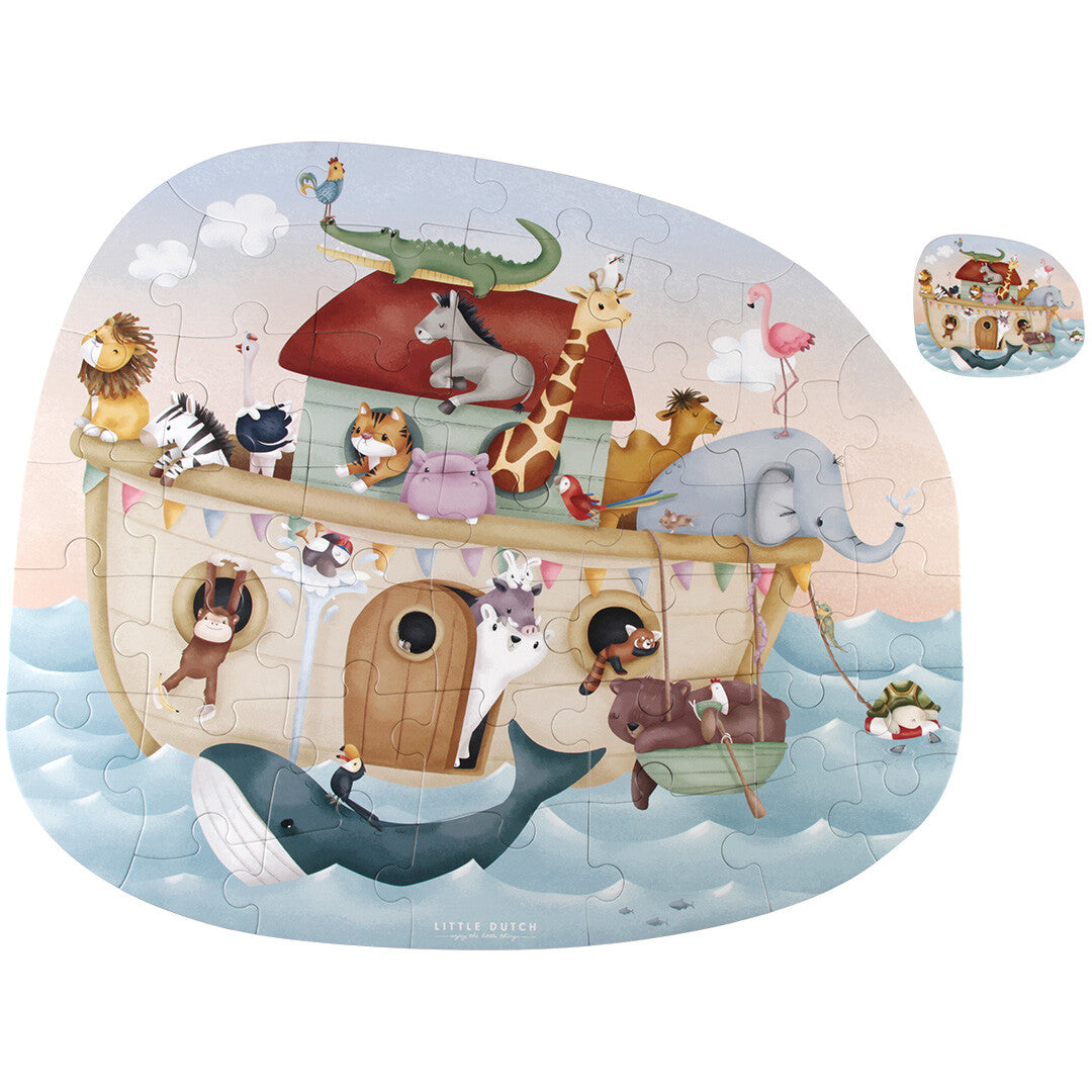 little dutch xl vloerpuzzel ark van noach - 44st | LD7057 | 1