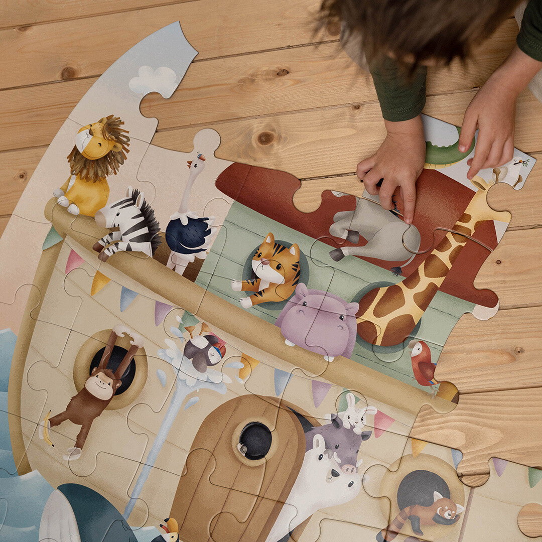 little dutch xl vloerpuzzel ark van noach - 44st | LD7057 | 5