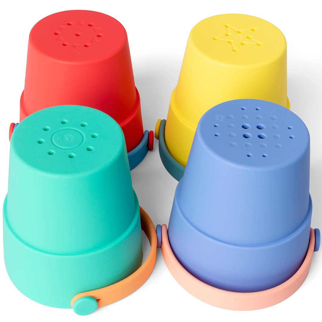 little l badspeelgoed emmers - 4st | LL032-001 | 3