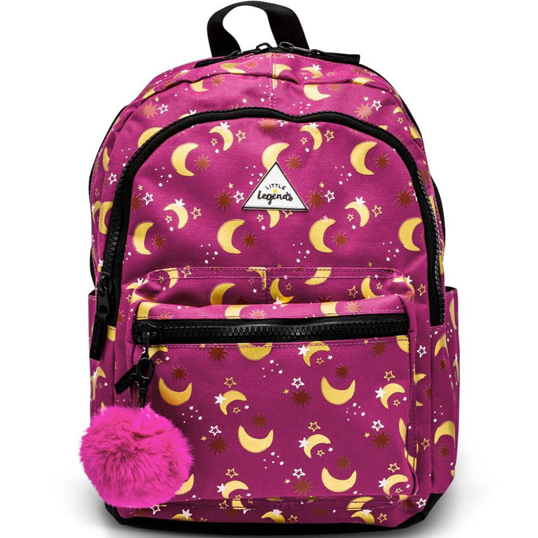 little legends kinderrugzak met regenhoes large - moon star - 38 cm | LL2008-12 | 0