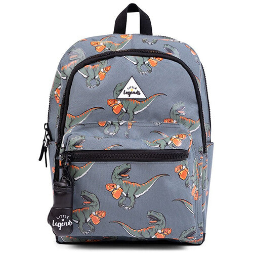little legends rugzak met regenhoes large - dino boxing - 38 cm | LL2007-04 | 0