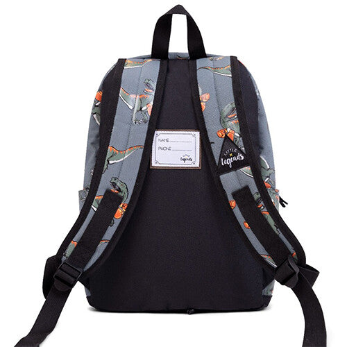 little legends rugzak met regenhoes large - dino boxing - 38 cm | LL2007-04 | 3