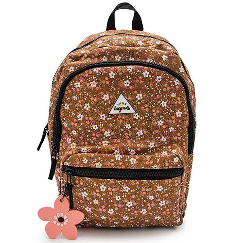little legends rugzak met regenhoes large - vintage flower - 38 cm | LL2006-03  | 0