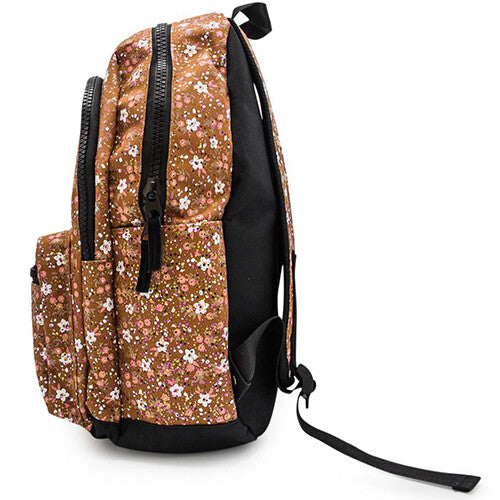 little legends rugzak met regenhoes large - vintage flower - 38 cm | LL2006-03  | 5